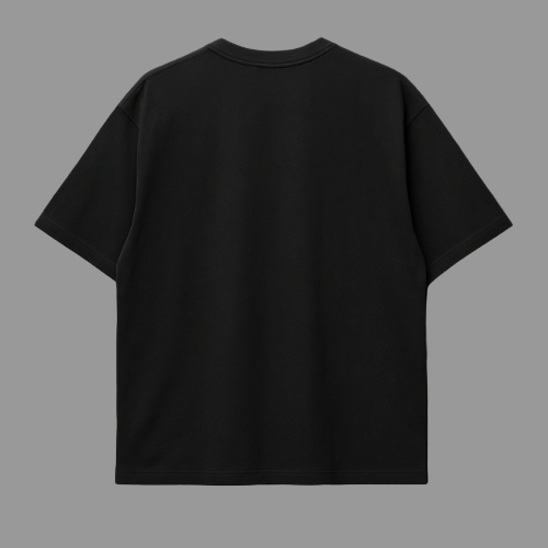 Camisa Oversized Moletinho Preto