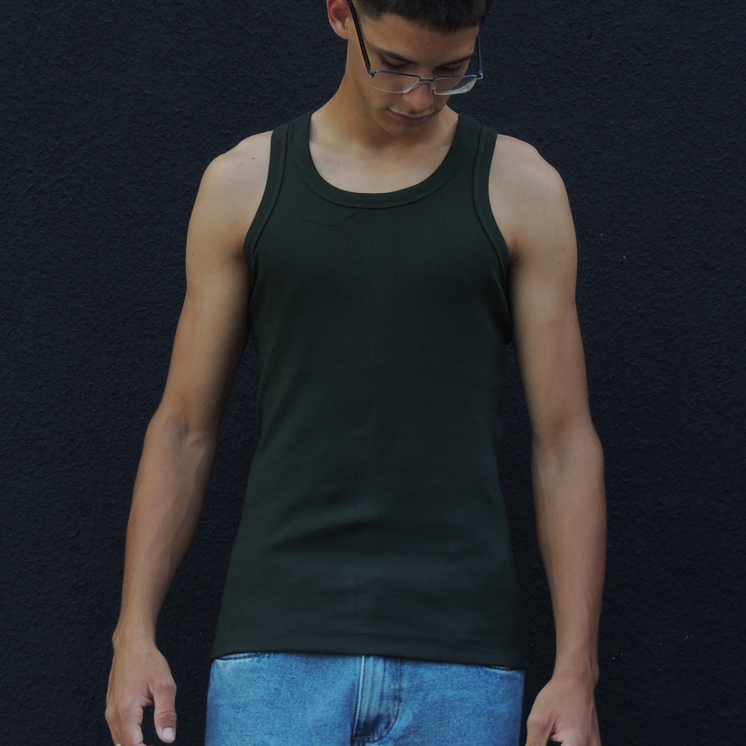 Kit 2 Regatas Americana Canelada Slim