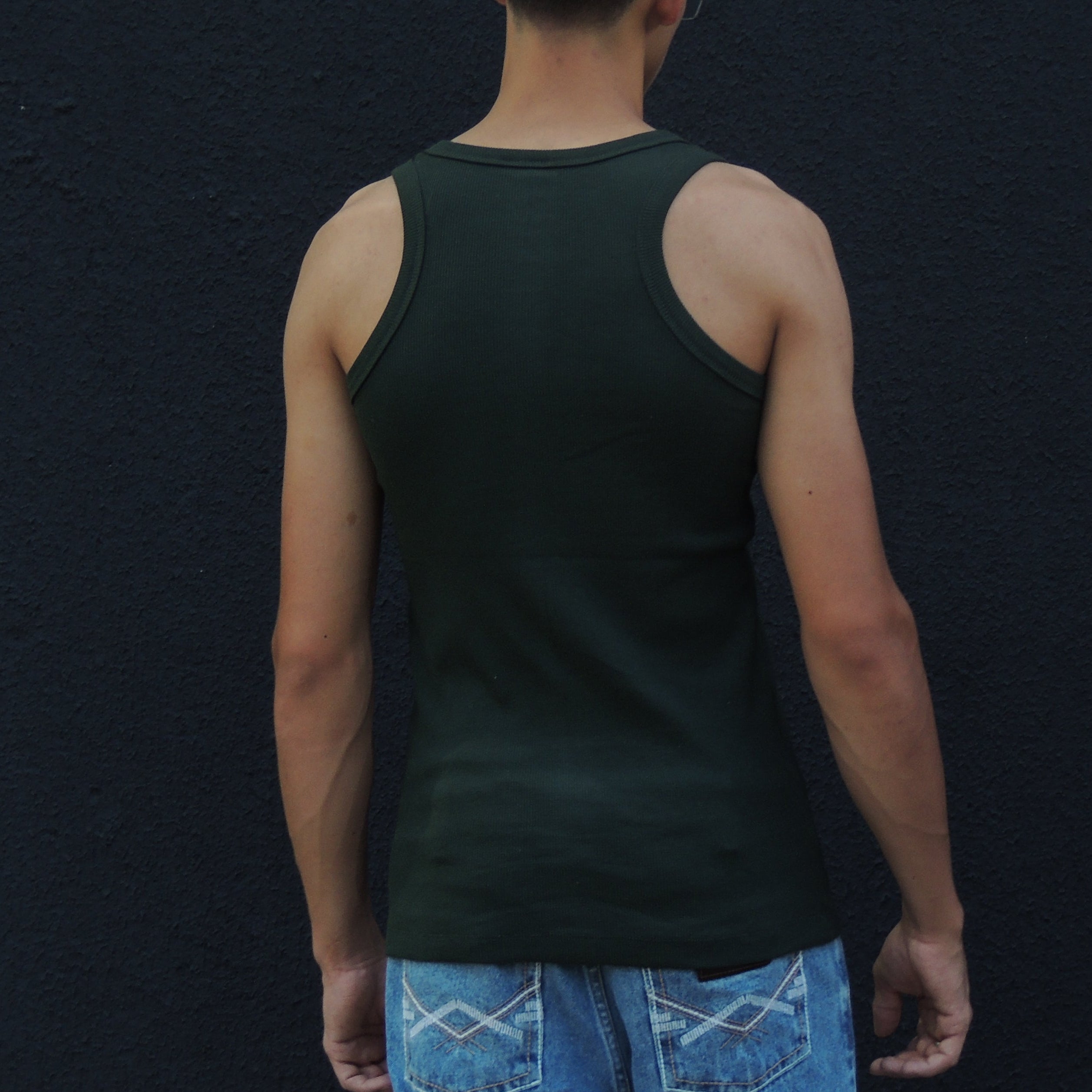 Regata Americana Canelada Verde Militar