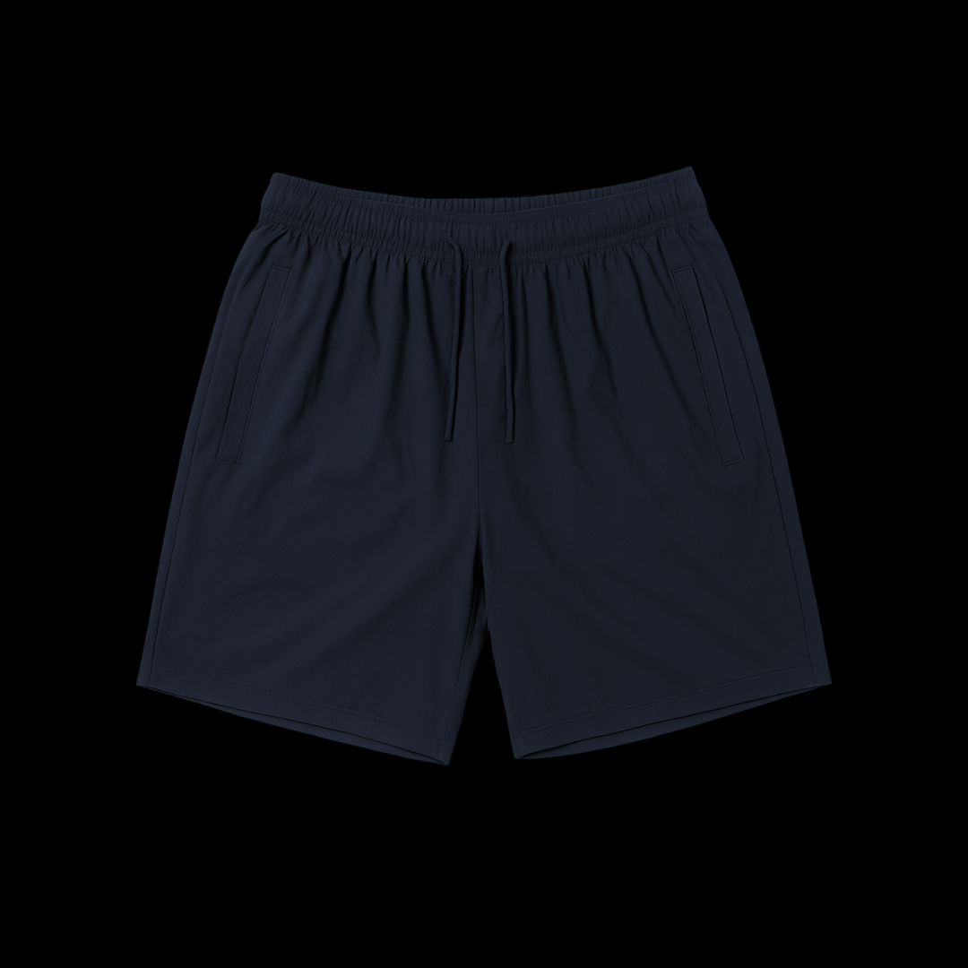 Shorts Tecnológicos Poliamida Elásticos Azul Marinho