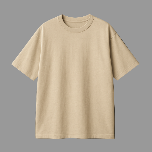 Camisa Oversized Moletinho Bege