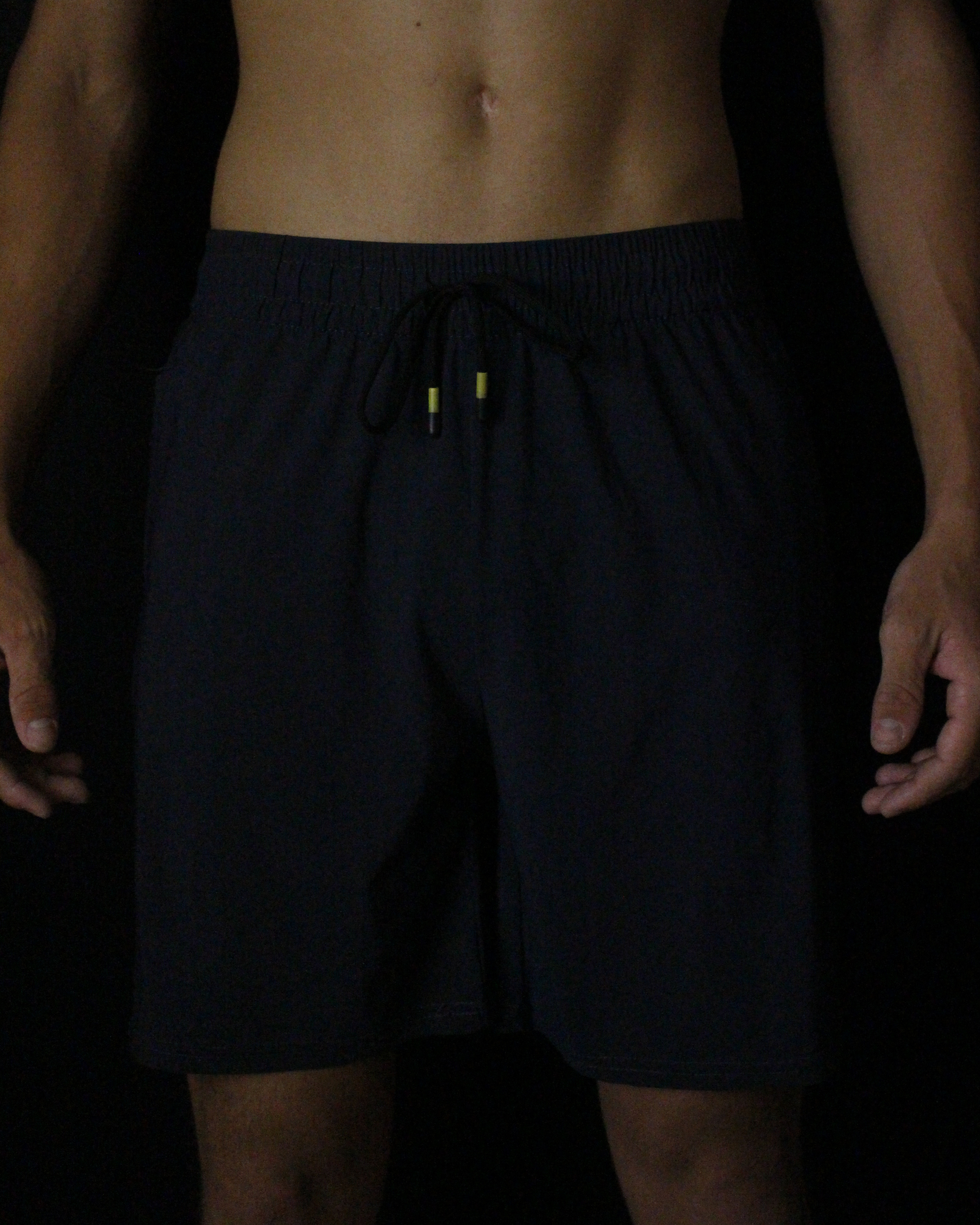 Shorts Tecnológicos Poliamida Elásticos Azul Marinho